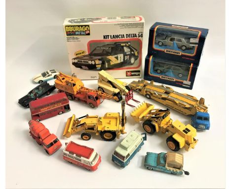 SELECTION OF DIE CAST VEHICLESincluding examples from Matchbox, Corgi, Husky, Models Of Yesteryear, NZG, Dinky, Lesney and Bb