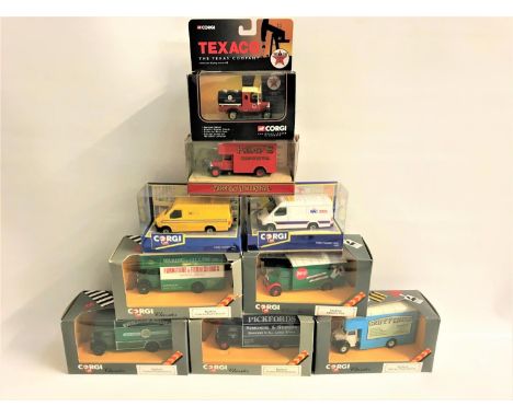 SELECTION OF BOXED DIE CAST COMMERCIAL VEHICLESwith examples from Corgi Classics, Corgi and Matchbox (9) 