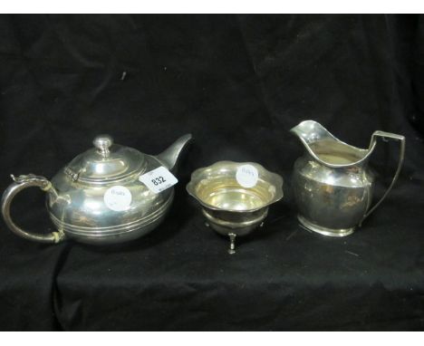 THREE PIECE SILVER TEA SERVICE Birmingham