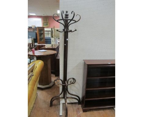 A BENTWOOD HAT, COAT AND STICK STAND 198cm high