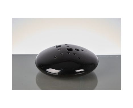 RENATO BASSOLI Produzione Il Sestante Milano 1959 ca."Sassoâ€, ceramica smaltata, firmato, recante etichetta originale sotto 