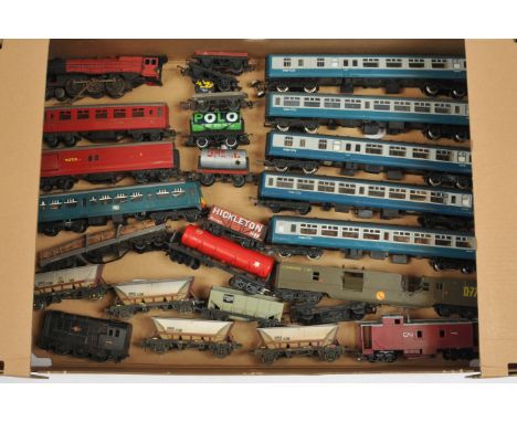 Hornby (GB) OO Bachmann Plus others Unboxed rolling stock - To include InterCity coaches, Tri-ang Command Car (some melting d