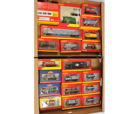 Hornby (China) OO plus Bachmann Branchline Wagons - Assortment of Modern image and LMS wagons Plus others. To Include R60113 