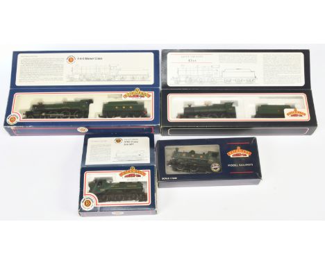Bachmann mixed group of Steam Locomotives to include 31-300 4-6-0 GWR Manor Class Steam Locomotive No. 7802 "Bradley Manor" a