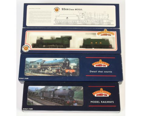 Bachmann Branchline OO Locomotives - 31-801 93xx Class Mogul 9319 in GWR Green, Slight Damage to rear left corner of Box, mod