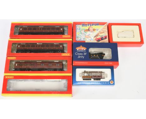 Bachmann &amp; Similar mixed group of items to include Bachmann 32-227A 0-6-0 LMS 3F fowler Class Steam Tank Locomotive No. 7