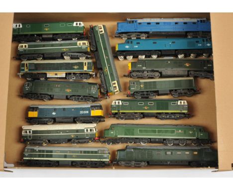 Lima OO Jouef Plus Others Unboxed - Modified/Repainted Locomotives with Standard running gear. Conditions: Fair to Good (some