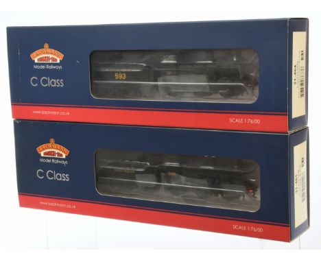 Bachmann pair of Steam Locomotives comprising of 31-461 0-6-0 SR C Class Steam Locomotive No. 1256 and 31-464 0-6-0 SR C Clas