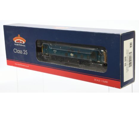 Bachmann 32-329 Class 25/2 BR Diesel Locomotive No. 25231 (Weathered). Missing plastic sleeve. Condition is Excellent Plus in