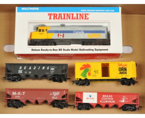 Walthers HO Trainline Plus Others - 931-316 Via Rail (Canada) 6450 EMD F40PH Locomotive, Plus Tyco and, Lifelike and Bachmann