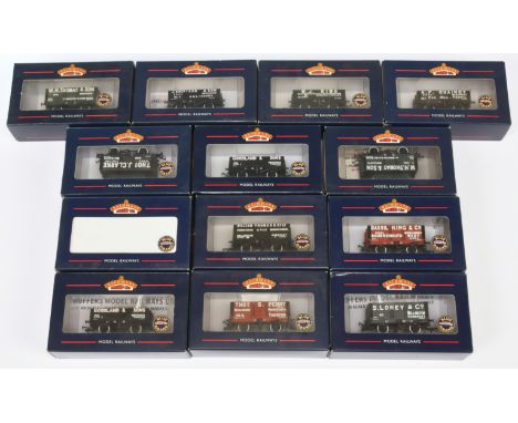 Bachmann group of Exclusive Edition Wagons to include 37-100F 7-Plank Wagon "William Thomas &amp; Co" and others (see photo).