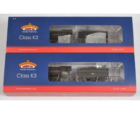 Bachmann Branchline Pair of K3s' 32-280 and 32-279 - 32-280 Class K3 weathered black No.61861. One side of steps to footplate