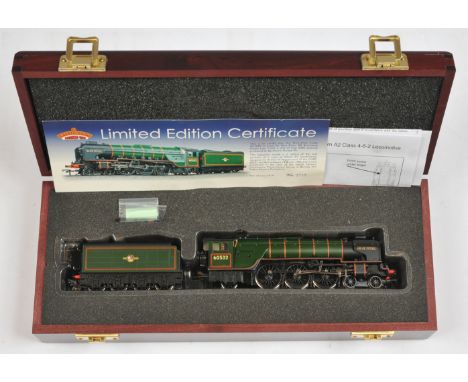 Bachmann OO 20-2009 BR Green Class V2 Blue Peter 60532 - Displayed in outer hardwood case with limited edition certificate No