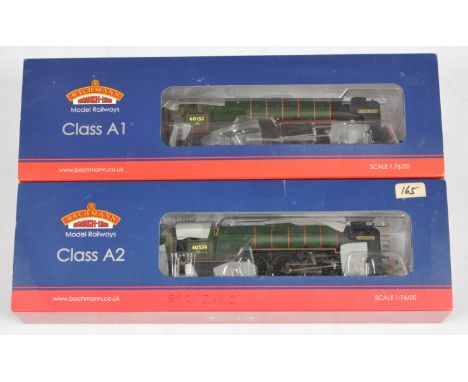 Bachmann Branchline OO A1 &amp; A2 Locomotives 31-528A Class A2, renamed and numbered 'Bronzino' 60539 BR Lined Green Late, A