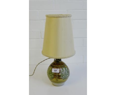 An Ambleside Studio pottery table lamp base
