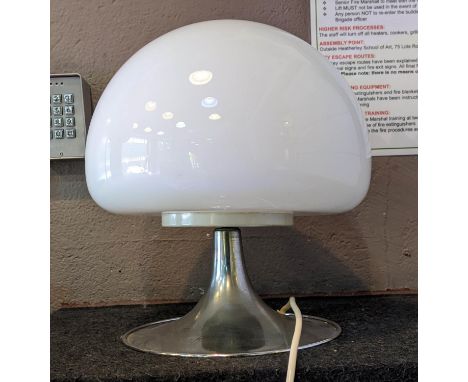 REGGIANI LAMPADARI MUSHROOM TABLE LAMP BY GOFFREDO REGGIANI, vintage 1970's Italian, 37cm H. 