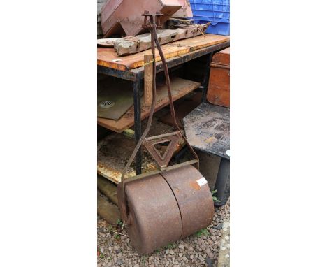 Vintage garden roller A/F 