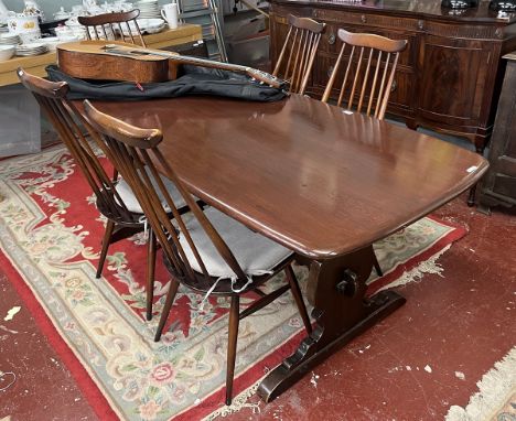 Ercol table &amp; 5 chairs 