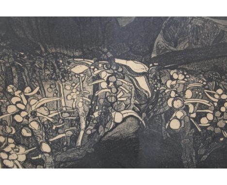 Trevor Ken, Limited Edition 10 / 50 black and white print ' Edenhurst ', dated 69, 23 x 28cm, and another Francis Kelly, Limi