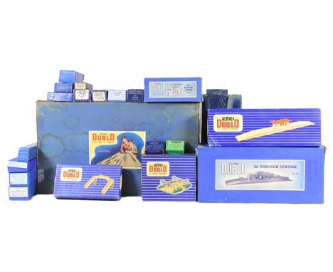 Model Railway - a collection of vintage Hornby Dublo OO gauge model railway to include; EDP12 Duchess of Montrose Passenger T