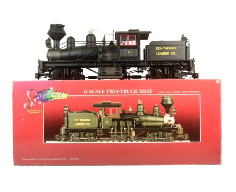 Model Railway – Bachmann ‘Spectrum’ 81198 36 Ton-2 Truck Shay 'Ely Thomas' Tank Loco – an original boxed Bachmann made model 