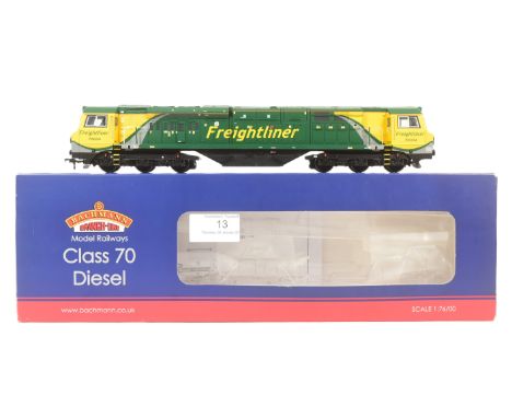 Model Railway - a boxed Bachmann made ' Branch Line ' OO gauge model railway trainset locomotive engine No. 31-587DC Class 70