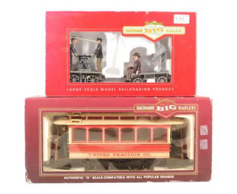 Model Railway – Bachmann 'Big Haulers' 96201, 93939 – two original boxed Bachmann made model railway locomotive rolling stock