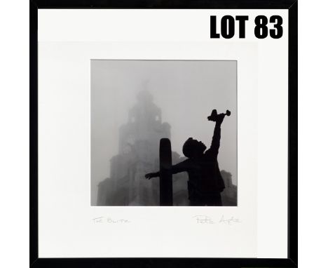 ‘The Blitz’ (50x50cm) framed black & white photograph by Peter Agate 1 of 2 lots Peter is an amateur photographer from Liverp