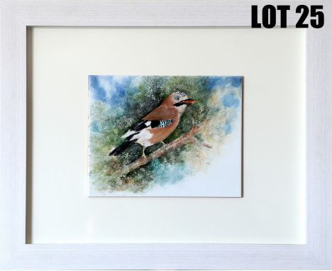 Bird Print by Elizabeth Crabtree 5 of 7 lots (50 x 40cm) Framed Print on Ceramic http://elizabethcrabtree.weebly.com/ 