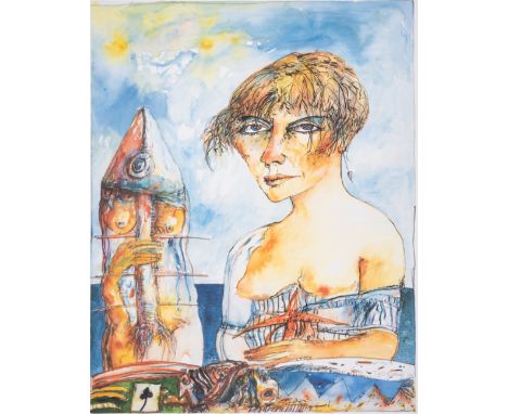 John Bellany (1942-2013)Untitled, from Six Artists: The Royal College of Art Portfolio 1992Offset lithograph printed in colou