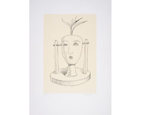 Man Ray (1890-1976)Untitled, from Les Six Masques Voyants (see Anselmino 72)Lithograph, 1970, signed in pencil, numbered from