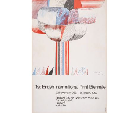 David Hockney (b. 1937)1st British International Print Biennale Poster (Baggott 14)Offset lithograph printed in colours, 1969