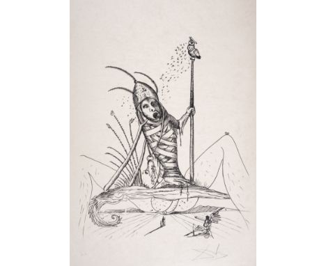 Salvador Dalí (1904-1989) From Les Songes Drôlatiques de Pantagruel (Field 73-7O; M&L 1412d)Lithograph, 1973, signed in penci