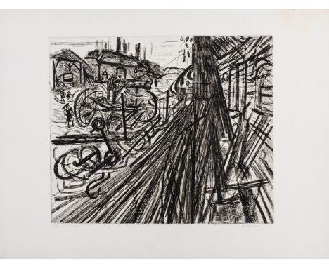 Anthony Gross (1905-1984)The Forge (Herdman 5701)Etching, 1957, signed and titled in pencil, numbered from the edition of 50,