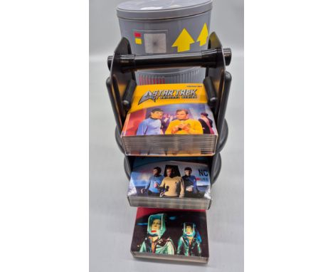 A Star Trek collectible; The entire first Star Trek DVD set, Comes in a collectable Star Trek cargo storage unit Tin. 