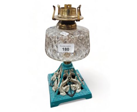 OIL LAMP (ELECTRIFIED) ANCHOR AND FISH PATTERN 