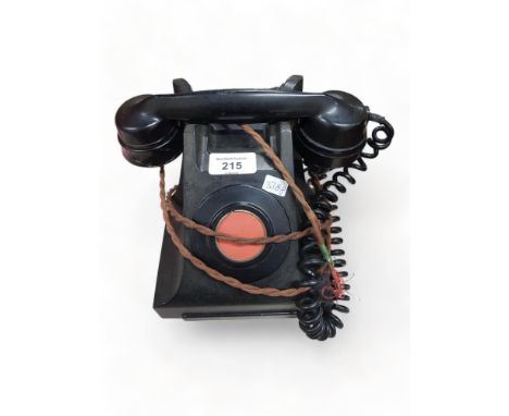 1940/50'S GPO BAKELITE MODEL 322 TELEPHONE