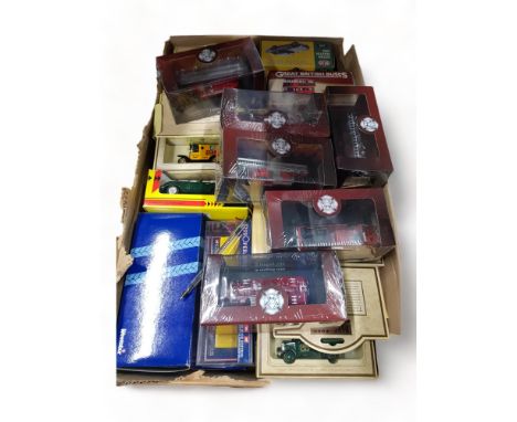 BOX OF MODEL CARS ETC 