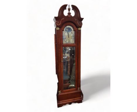 MODERN GOOD QUALITY 3 WEIGHT LONG CASED CLOCK