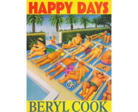 Happy Days by Beryl Cook Hardback Book 1995 First Edition published by Victor Gollancz some ageing good condition. Sold on be