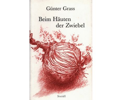 Biem Hauten der Zwiebel by Gunter Grass Hardback Book 2006 First Edition published by Steidl some ageing good condition. Sold