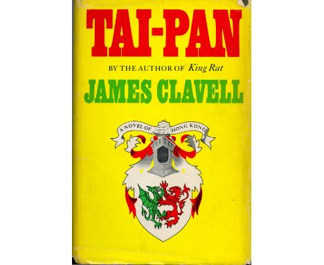 Tai Pan by James Clavell Hardback Book 1966 First Edition published by Michael Joseph some ageing good condition. Sold on beh