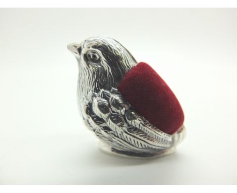 925 silver chick pin cushion L: 6 cm