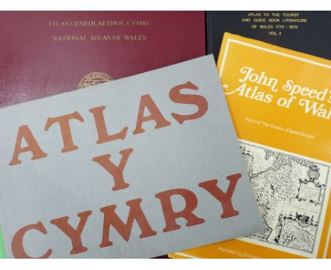 ATLAS CENEDLAETHOL CYMRU (THE NATIONAL ATLAS OF WALES) edited by Emeritus Professor H Carter in a boxed case, Atlas y Cymru, 