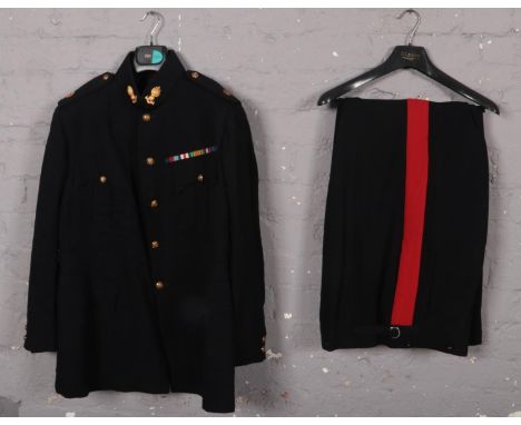 Army No 1 dress uniform Royal Artillery, Major Rank Badges, Kings Crown buttons, Jacket &amp; trousers. (no size label but ap