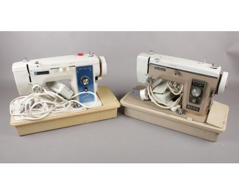 Two 'New Home' portable sewing machines, Model 888 and 535. Both machines come with cases.  Please note these machines are no