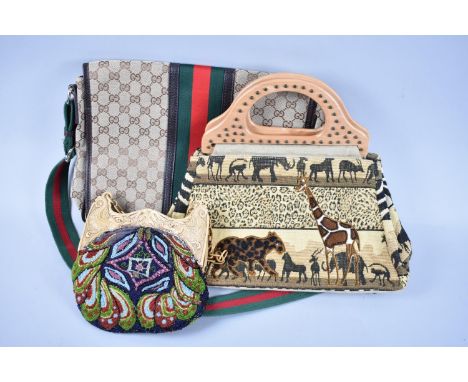 A Collection of Various Embroidered, Beadwork and Tapestry Ladies Bags 