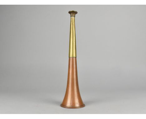A Copper and Brass Hunting Horn