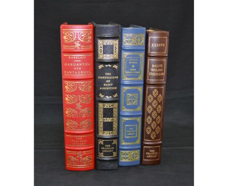 Vintage Full Leather Classics, Gilded, Franklin Library Collectors Edition Books from the 100 Greatest Books of All Times. Th