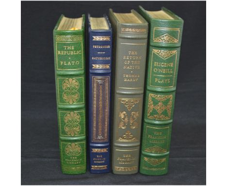 Vintage Full Leather Classics, Gilded, Franklin Library Collectors Edition Books from the 100 Greatest Books of All Times. Th